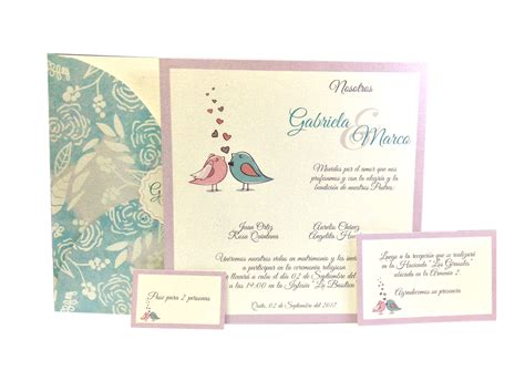 Tarjeta De InvitaciÓn Para Boda Moderna Hermosa DiseÑo