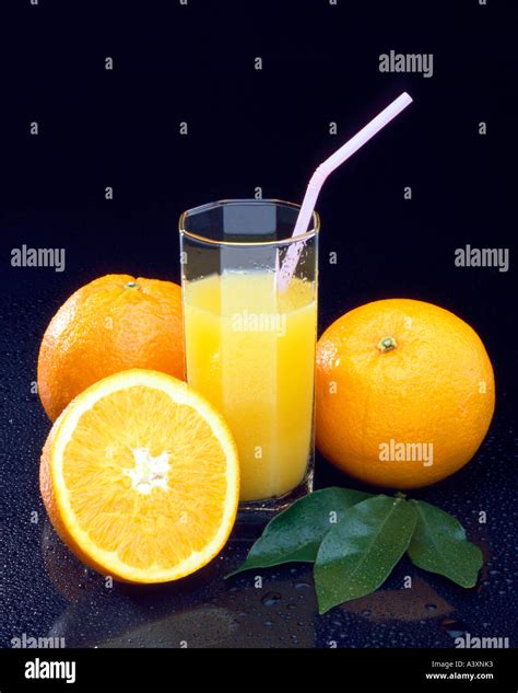 Fruit Juice Orange Juice Stock Photo Alamy