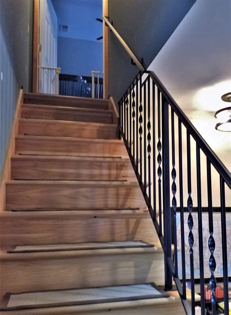 Twisted Wrought Iron Stair Railing Great Lakes Metal Fabrication