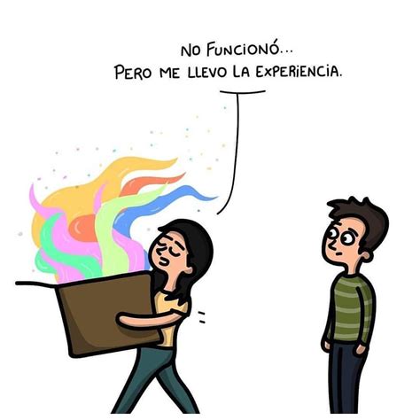 La experiencia es lo más importante Ilustració Humor Mexicano