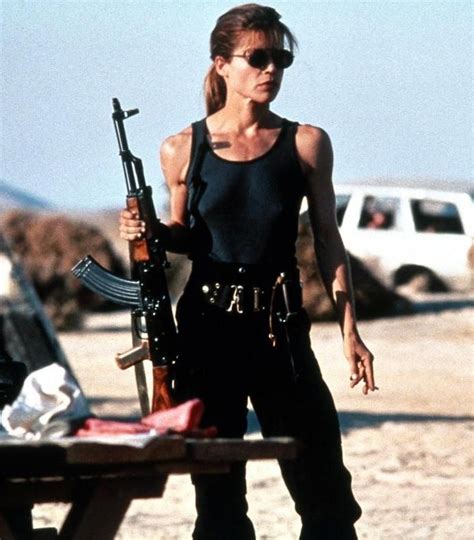 Honestly, i was surprised that i returned at all. Linda Hamilton as Sarah Connor in Terminator 2. | 연예인