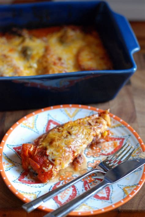 The first time i made this recipe i bought some fresh poblano chilies and roasted them myself. Chile Relleno Casserole