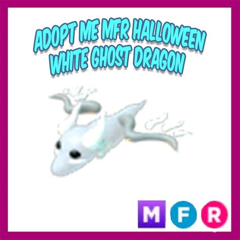 Adopt Me Mfr Ghost Dragon Mega Neon Fly Ride Etsy Australia