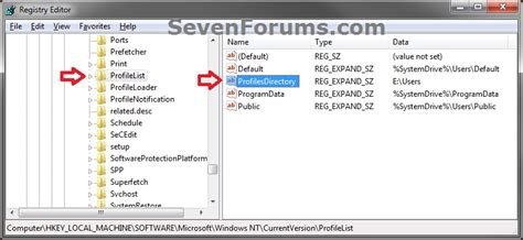 User Profile Change Default Location Windows 7 Help Forums