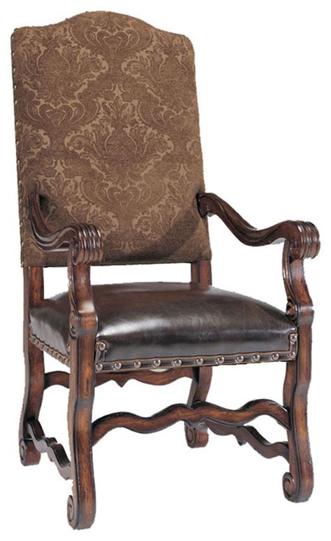 Learn about the tuscan order, the tuscan column style, and where to find tuscan columns. Tuscan Traditional Seat Dining Arm Chair, Brown and Gold ...