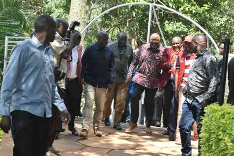 Uhuru Kenyatta Arrives At Jubilee Party Ndc The Standard Entertainment