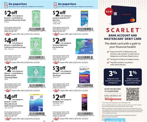 Walgreens Monthly Savings Book Coupons December 2021 Valid 112821