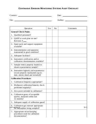 Quality Audit Template Free Printable Templates