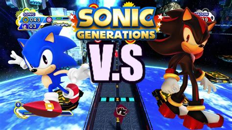 Classic Sonic Vs Shadow Sonic Generations Mods Youtube