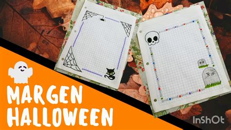 Margen Para Cuadernos De Halloween Youtube