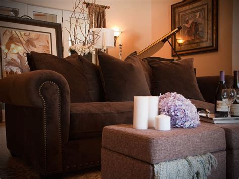 Cozy Brown Velvet Sofa From Jeromes With Images