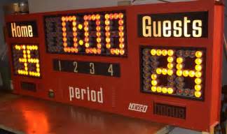 Basketball Scoreboard From Nevco Early 1980s At 1stdibs
