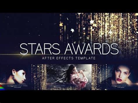 After Effects Template - STARS AWARDS (Royalty free Awards AE-template