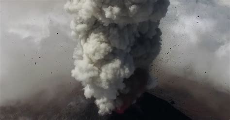 Drone Captures Spectacular Volcanic Eruption In Slow Motion Huffpost