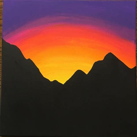 30 Easy Sunset Painting Tutorials How To Paint A Sunset Harunmudak