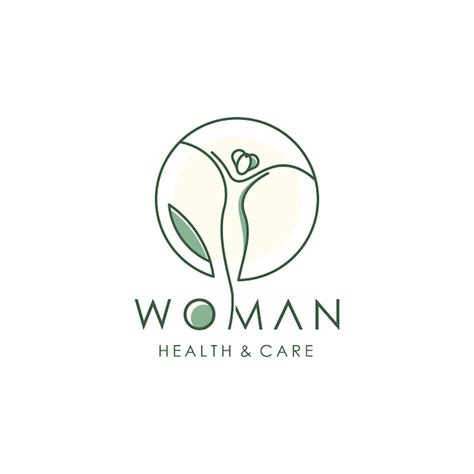 Premium Vector Woman Health Logo Design Idea