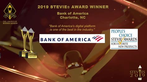 Bank Of America Is A Stevie® Award Winner In The 2019 American Business