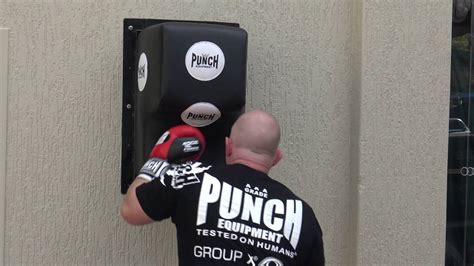 Boxing Wall Bag Workout Basic Handwork Punch Equipment Youtube