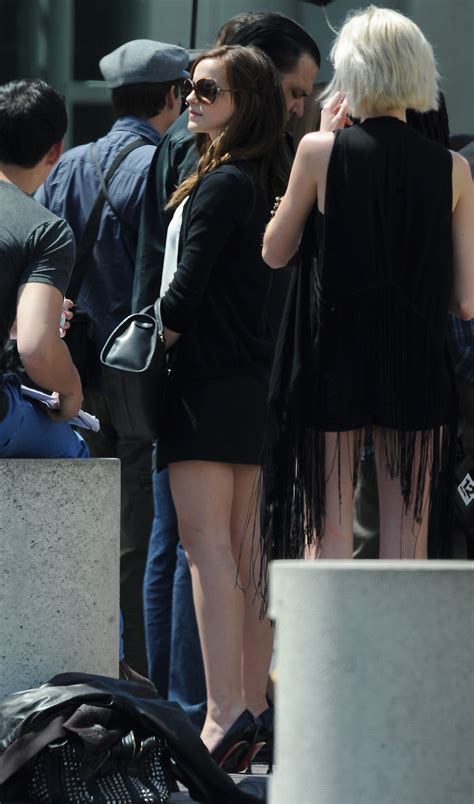 Emma Watson On The Set Of The Bling Ring In Los Angeles Hawtcelebs