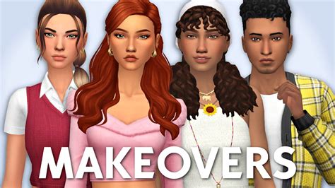 High School Cliques Makeovers My Lets Play Sims Youtube