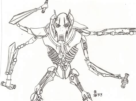 General Grievous Coloring Pages Printable Home Sketch Coloring Page 22512 The Best Porn Website