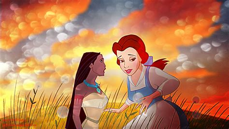 Belle And Pocahontas Disney Princess Photo 38596092 Fanpop