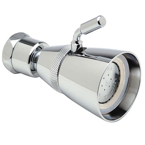 Zurn Elkay Z7000 S6 Temp Gard Small Chrome Plated Shower Head With Volume Control 2 5 Gpm