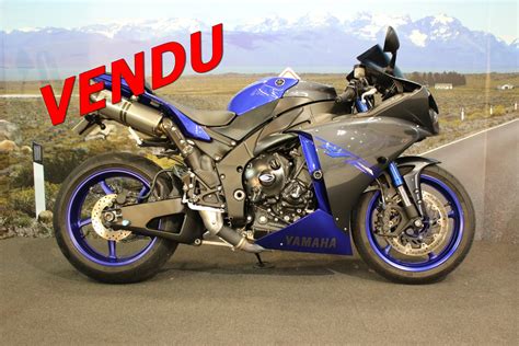 The swingarm pivot location has been optimized to minimize the chain. YAMAHA R1 2014 OCCASION - Guichard Moto