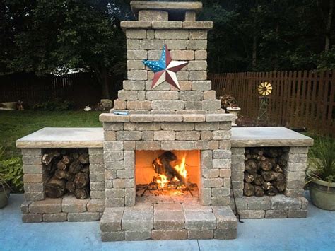 Well you're in luck, because here they come. DIY Outdoor Fireplace Kit "Fremont" makes hardscaping ...