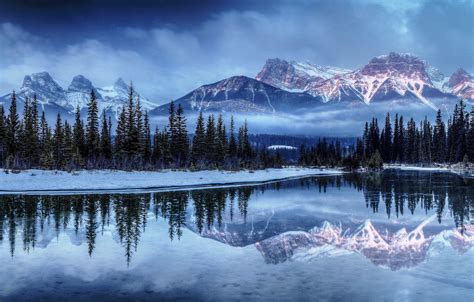 Snow Mountains Lake Like Wallpapers