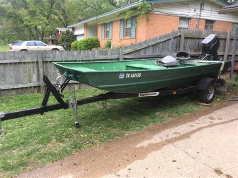 16x48 Flat Bottom 40hp 2500 Tyler Boats For Sale Eastern Texas