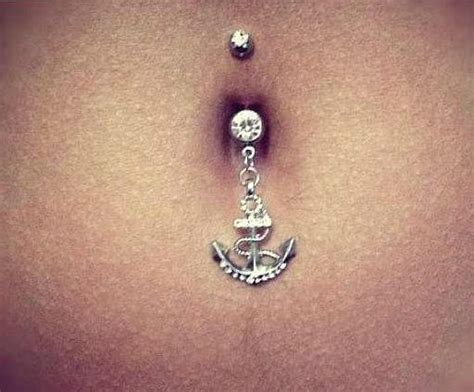 Cute Anchor Belly Button Ring Piercing Jewelry Body Jewelry Belly Rings Belly Button Rings