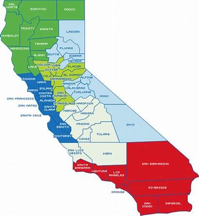 California Map County Borders Maps South States
