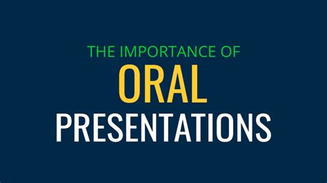The Art Of Eloquence The Importance Of Oral Presentations