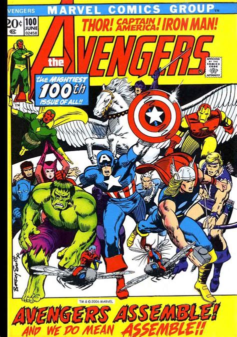 Avengers 100 Barry Windsor Smith Art And Cover Milestone Issue