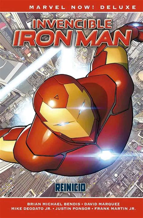 Marvel Now Deluxe Invencible Iron Man 1 Reinicio Zona Negativa