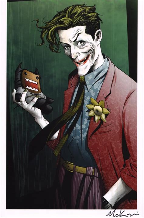 Mike Mckone Signed Dc Comic Art Print ~ Joker