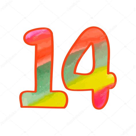 Number 14 Clipart At Getdrawings Free Download