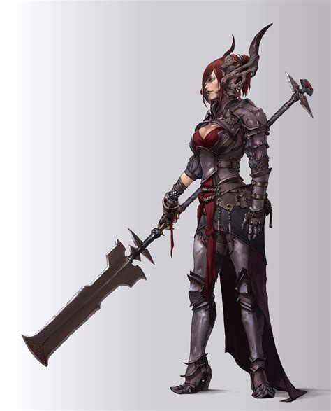 Badass Lady On Behance Female Fantasy Armor Fantasy Warrior Fantasy Weapons Fantasy Girl