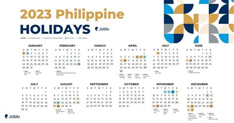2023 Holidays Philippines Calendar Vacation Ideas