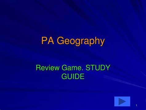 Ppt Pa Geography Powerpoint Presentation Free Download Id5122346