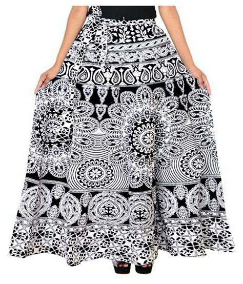 Buy Jwf Cotton A Line Skirt Multi Color Online At Best Prices In India Snapdeal