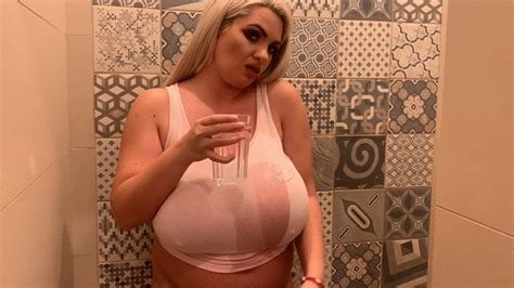 Wet White Tshirt On My Huge Boobs Kittycute Clips4sale