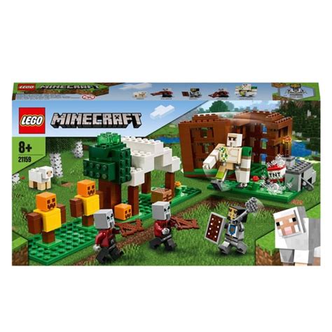 Lego 21159 Minecraft The Pillager Outpost Iron Golem Set The Model Shop