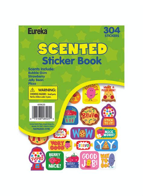 Scented Sticker Bookeureka School