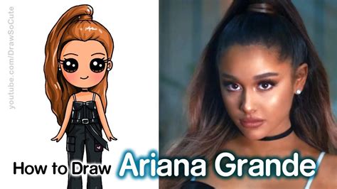 Images Of Cartoon So Cute Ariana Grande Drawing Easy