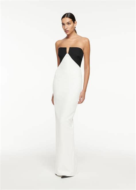 Strapless Crepe Gown Roland Mouret