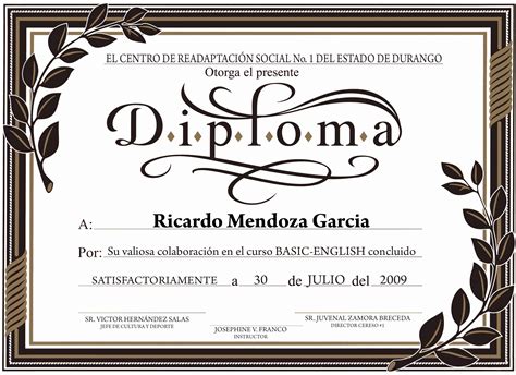 50 Plantillas De Diplomas Para Editar Ufreeonline Template