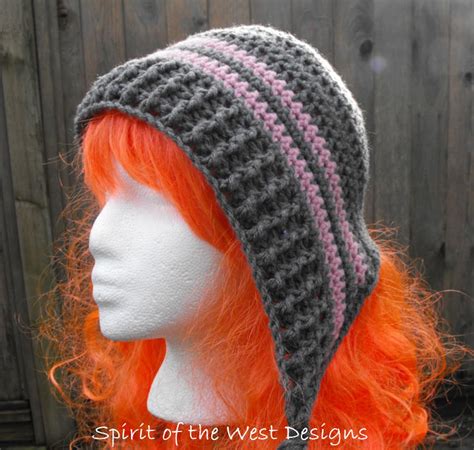 Crochet Earflap Hat Pattern Child Teen Adult Sizes Bonnet With Etsy
