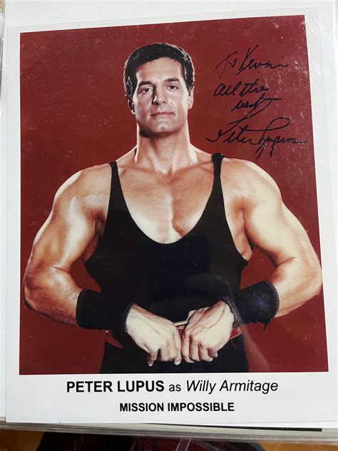 Peter Lupus Mission Impossible Tv Series Autograph Williamsburg